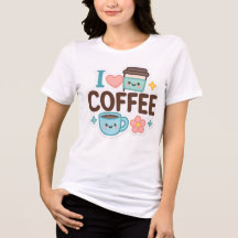 Ich liebe Kaffee süße Kawaii Aufkleber – Süßer Kaf