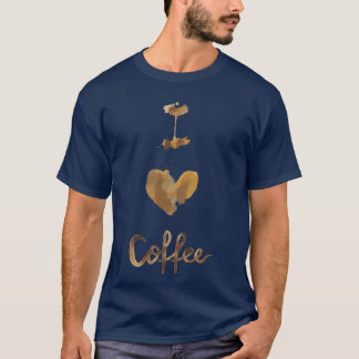 Ich liebe Kaffee vintage T-Shirt