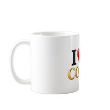 Ich liebe Kaffeetasse | Lustiges Kaffeeliebhaber-G