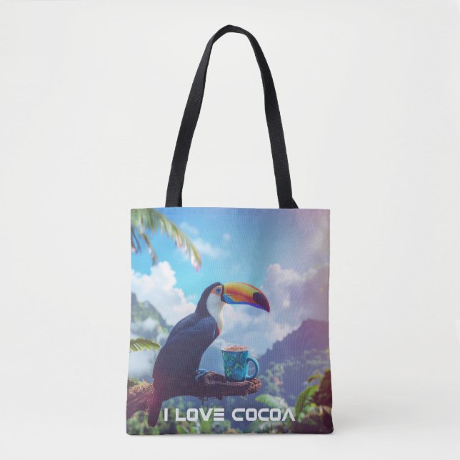 ICH LIEBE KAKAO - TOUCAN TASCHE (Vorderseite)