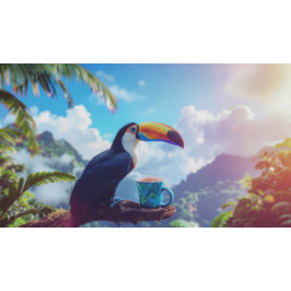ICH LIEBE KAKAO - TOUCAN TASCHE