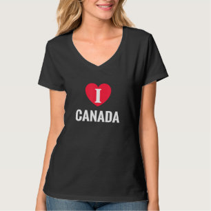 Ich liebe Kanada Patriotisches Heimatland Reise T-Shirt