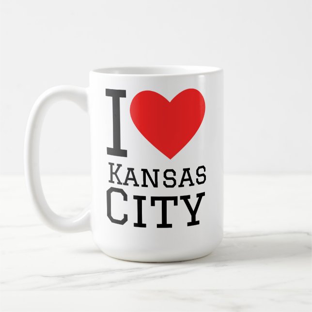 Ich liebe Kansas City  Kaffeetasse (Links)