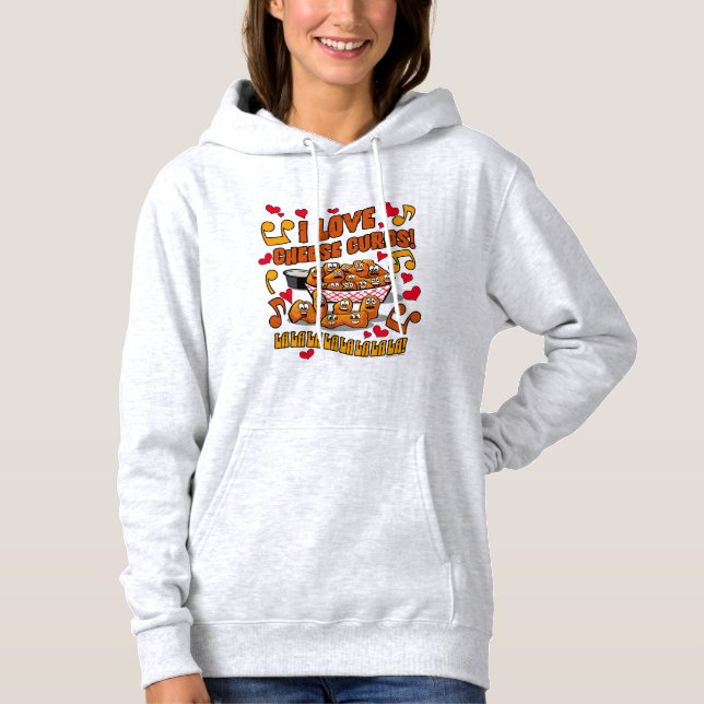 Ich Liebe Käsekorden! Hoodie (Vorderseite)