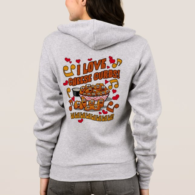 Ich Liebe Käsekorden! Hoodie (Rückseite)