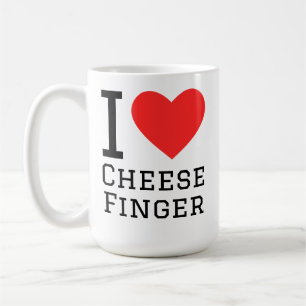 Ich liebe Käsestangen Kaffeetasse