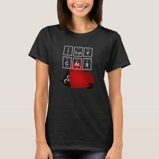 Ich Liebe Katzen, ich Liebe regelmäßig Katzen, Her T-Shirt
