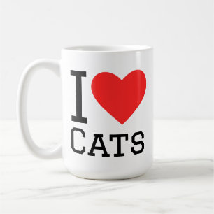 Ich liebe Katzen Kaffeetasse