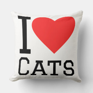 Ich liebe Katzen Kissen