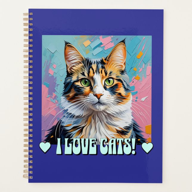 Ich Liebe Katzen! Planer (Vorderseite)
