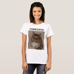 Ich Liebe Katzen! T-Shirt