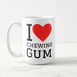 Ich liebe Kaugummi Kaffeetasse
