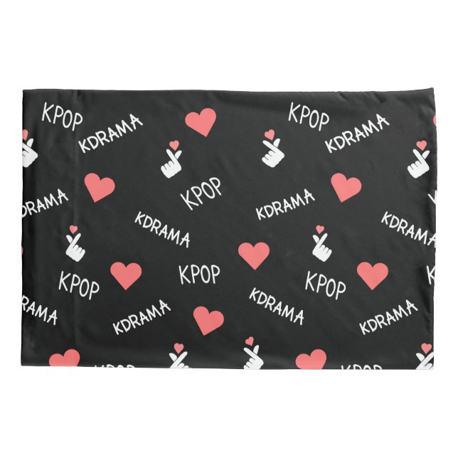 Ich Liebe KDramas und KPOP! Kissenbezug (Rückseite)