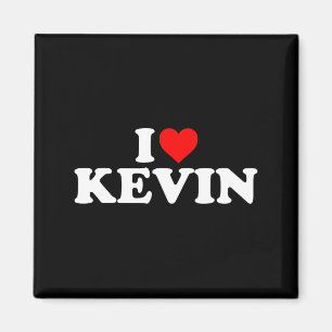 Ich liebe Kevin - Herz Langarm Magnet