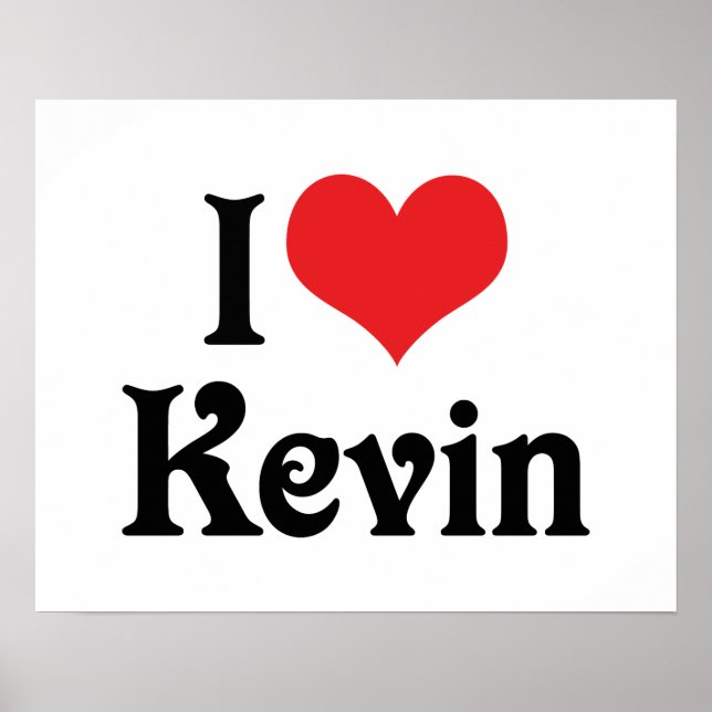 Ich liebe Kevin Poster (Vorne)