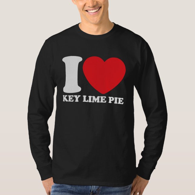Ich liebe Key Lime Pie T-Shirt (Vorderseite)