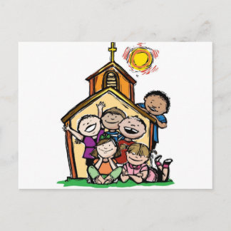 Ich Liebe Kinderkirche! Postkarte