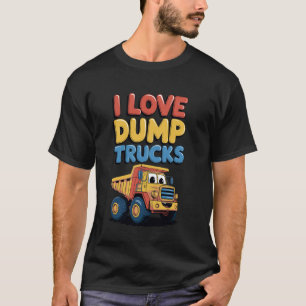 Ich liebe Kipper Konstruktion Kinder Spaß T-Shirt