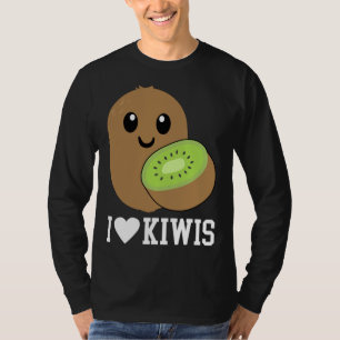 Ich Liebe Kiwi Süße Kiwi Kostüm Kiwi Outfit Kiwi F T-Shirt