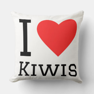 Ich liebe Kiwis Kissen