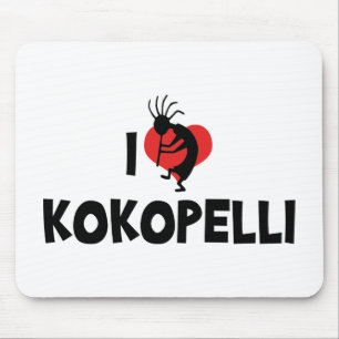 Ich liebe Kokopelli Mousepad