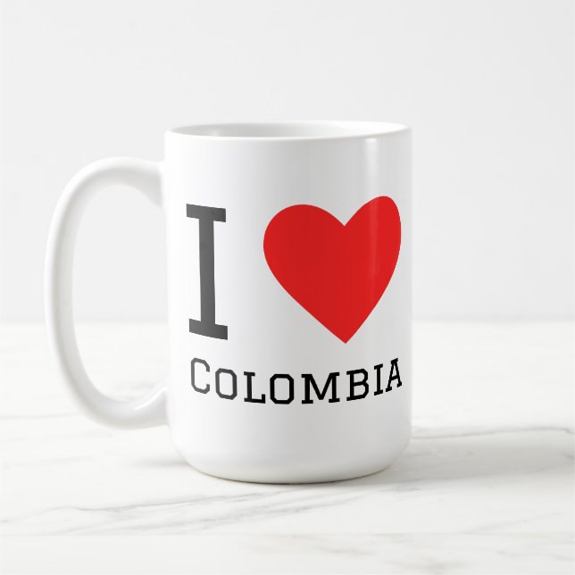 Ich liebe Kolumbien  Kaffeetasse (Links)