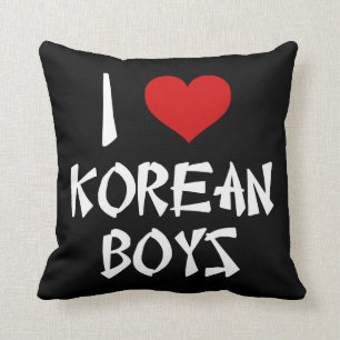 Ich Liebe koreanische Jungs Kissen