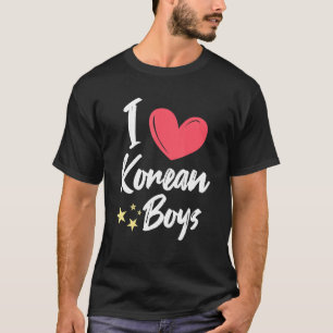 Ich Liebe koreanische Jungs T-Shirt