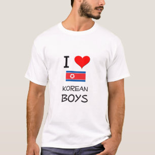 Ich Liebe koreanische Jungs T-Shirt