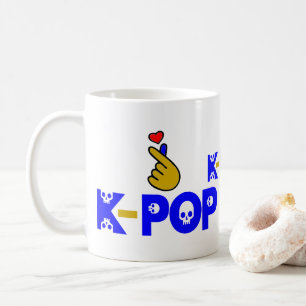 ♥Ich liebe KPop Fabelhaft klassisch weiß Kaffeetasse