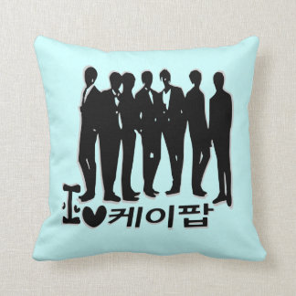 Ich liebe kpop in koreanischer Sprache Throw Pillo Kissen