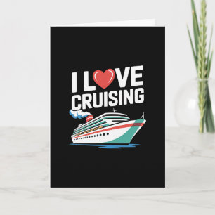 Ich liebe Kreuzfahrten nautische Seereise Karte