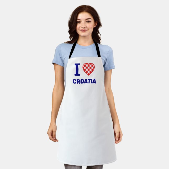 Ich liebe Kroatien Schürze (Getragen)