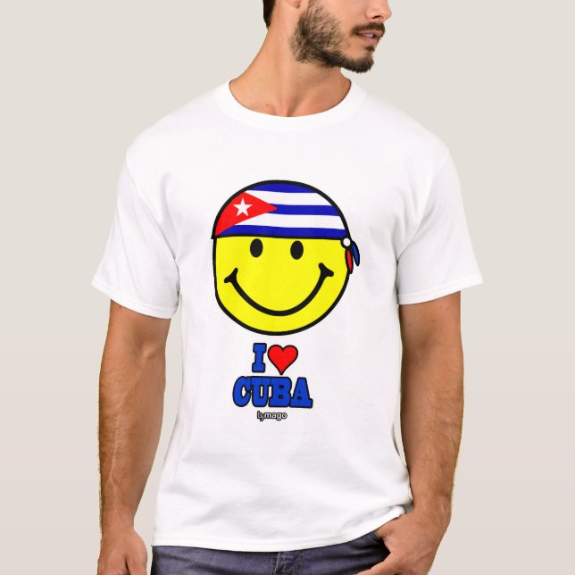 ICH LIEBE KUBA T-Shirt (Vorderseite)