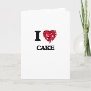 Ich liebe Kuchen Karte