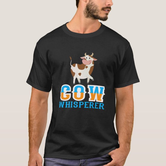 Ich liebe Kühe Kuhflüsterer T-Shirt (Vorderseite)