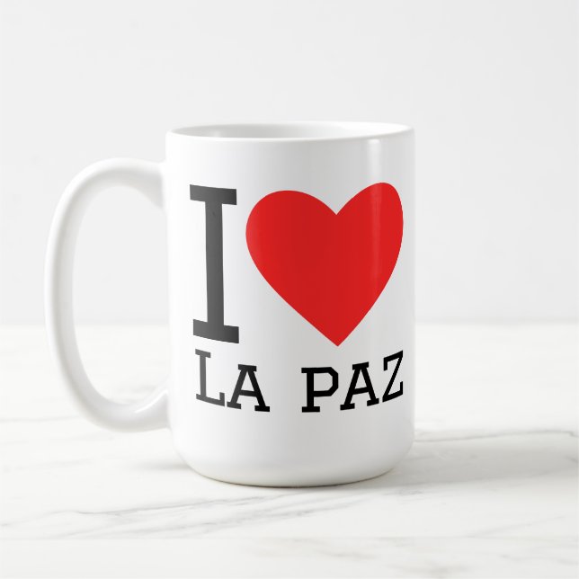 Ich liebe La Paz  Kaffeetasse (Links)