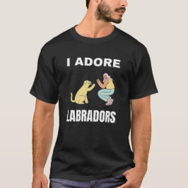 Ich liebe Labradors T-Shirt