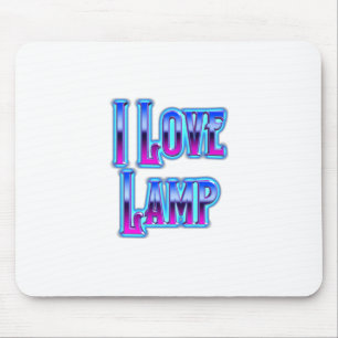 Ich liebe Lampen Mousepad