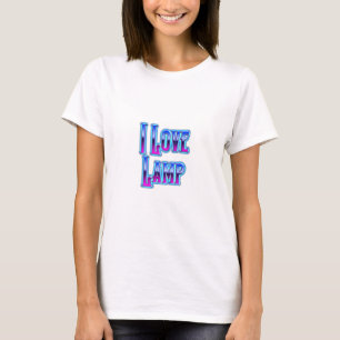 Ich liebe Lampen T-Shirt
