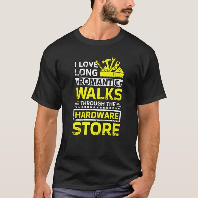Ich Liebe lange romantische Spaziergänge durch die T-Shirt (Vorderseite)