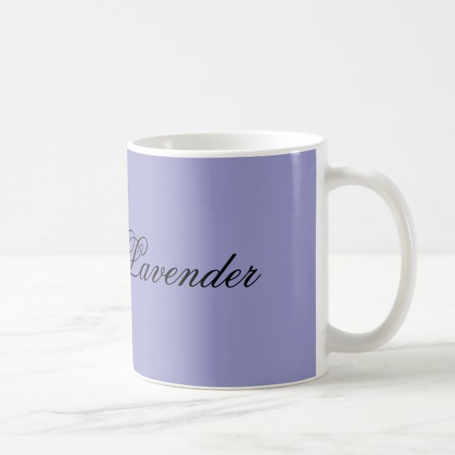 Ich liebe Lavendel Kaffeetasse (Rechts)