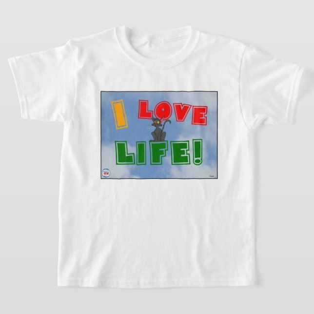 Ich Liebe Leben! T-Shirt (Ablage )