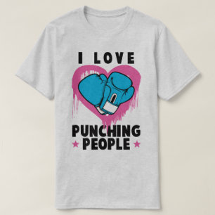 Ich Liebe, Leute zu punzieren, die lustige Spaß T- T-Shirt