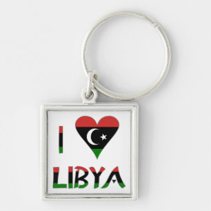 Ich liebe Libyen Schlüsselanhänger
