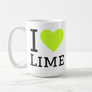Ich liebe Limette Kaffeetasse