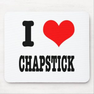 ICH LIEBE Lippenbalsam Mousepad