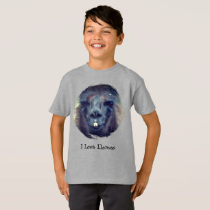 Ich liebe Llamas Bauernhof-Tier  T-Shirt