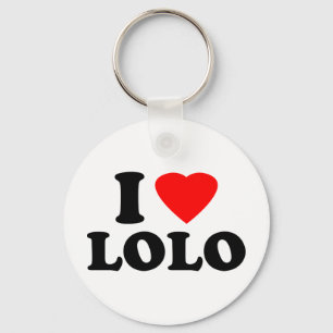 Ich liebe Lolo Schlüsselanhänger