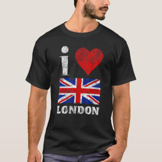 Ich liebe London Britannien England Uk Vintage T-Shirt
